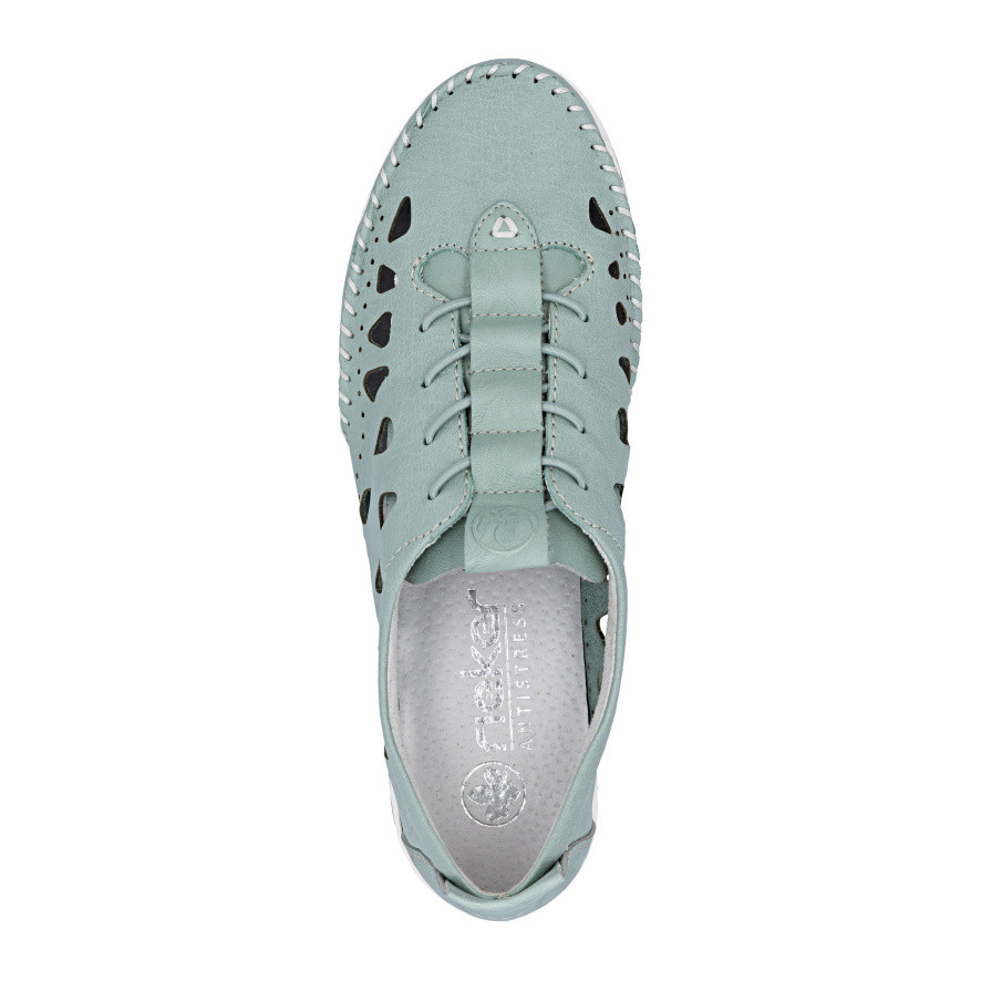 detail Dámské tenisky RIEKER 49956-52 zelená S6