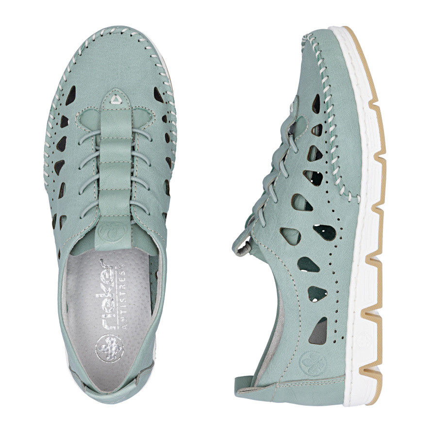 detail Dámské tenisky RIEKER 49956-52 zelená S6