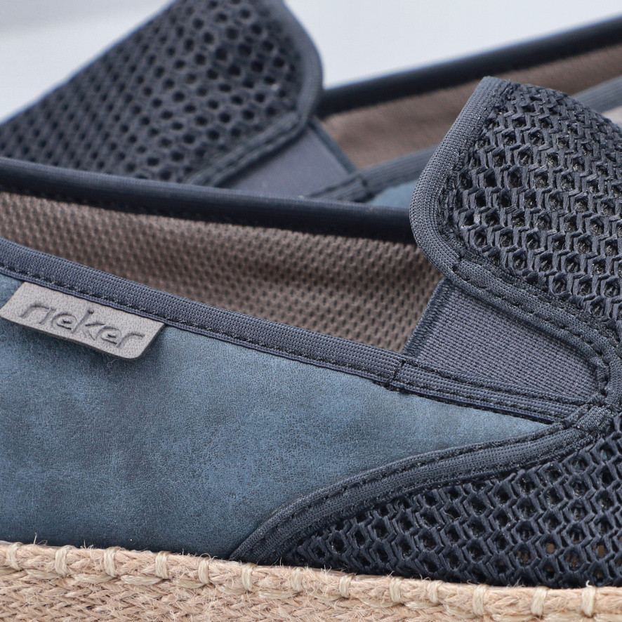 detail Pánské mokasíny RIEKER B2661-14 modrá S6