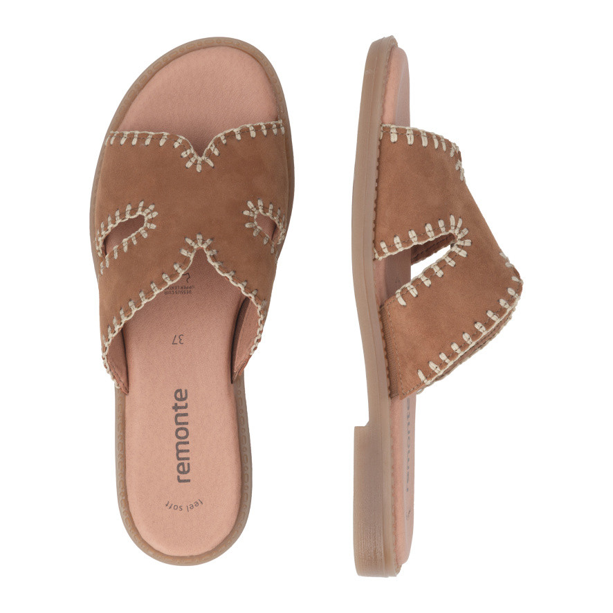 detail Dámské nazouváky REMONTE D3645-22 hnědá S6