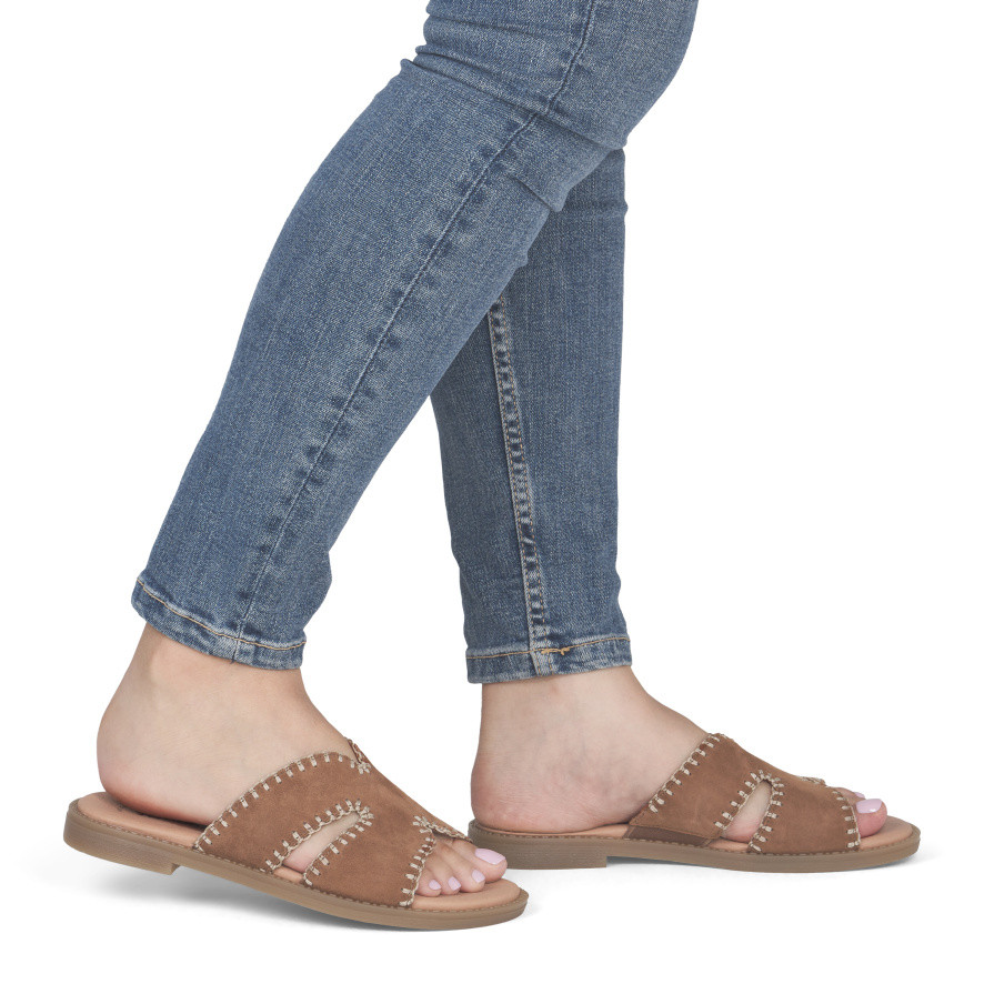 detail Dámské nazouváky REMONTE D3645-22 hnědá S6