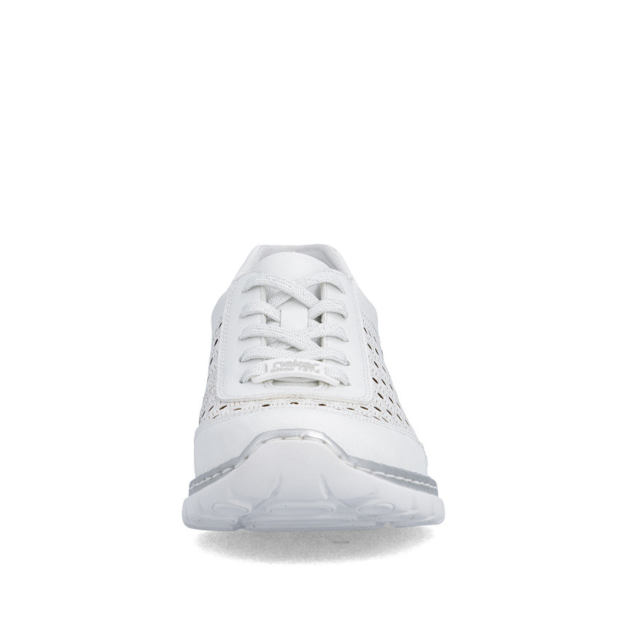 detail Dámske poltopánky RIEKER L3217-80 biela S6