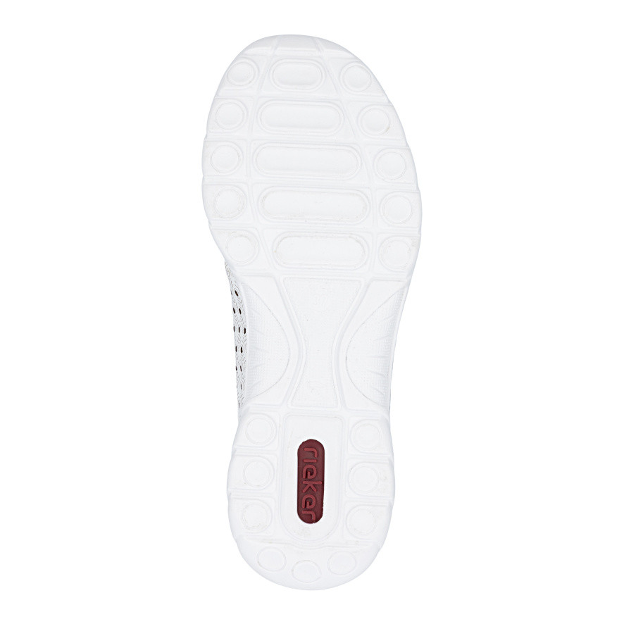 detail Dámske poltopánky RIEKER L3217-80 biela S6