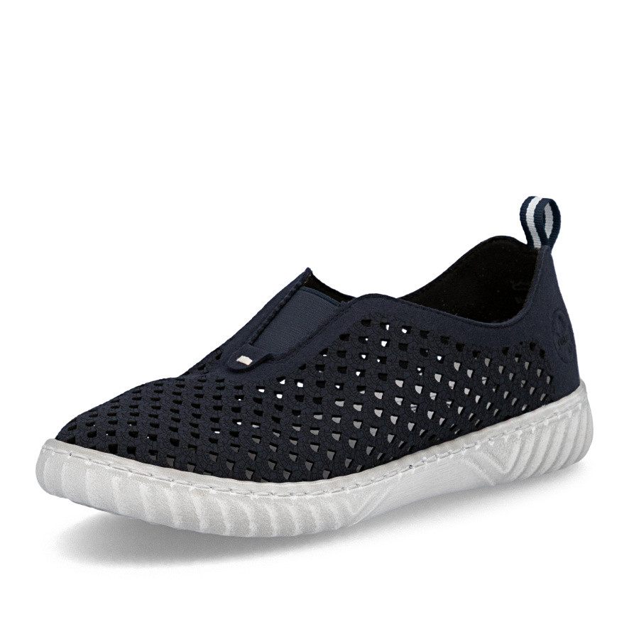 detail Dámské mokasíny RIEKER N0965-14 modrá S6