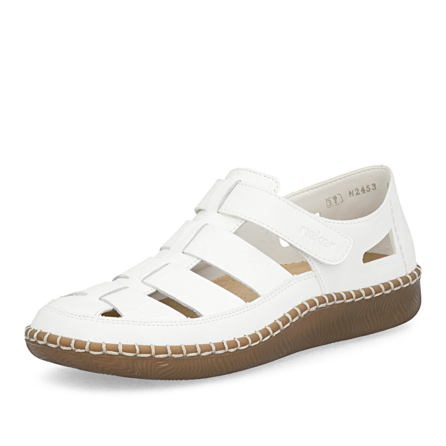 detail Dámské sandály RIEKER N2453-80 bílá S6