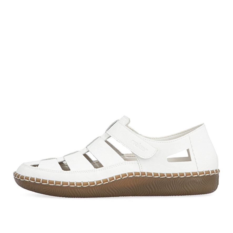 detail Dámské sandály RIEKER N2453-80 bílá S6