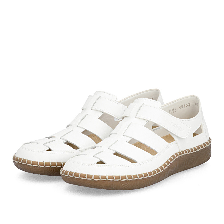 detail Dámské sandály RIEKER N2453-80 bílá S6