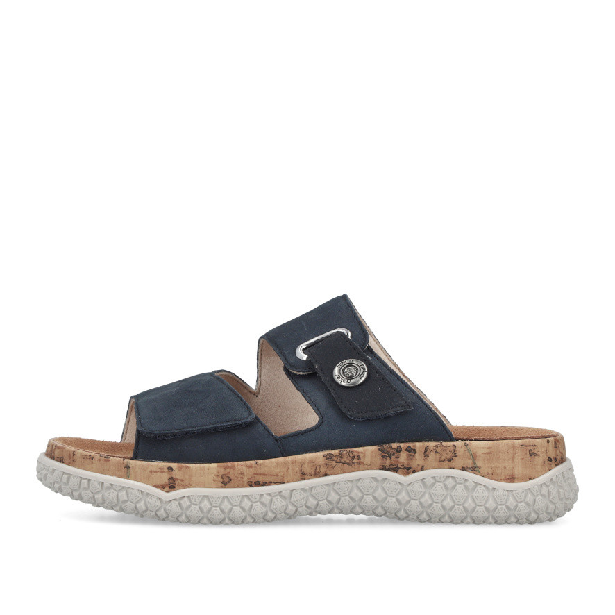 detail Dámské nazouváky RIEKER V0300-14 modrá S6