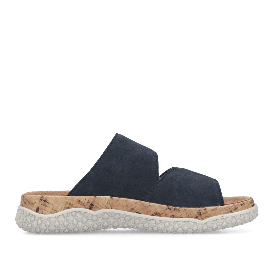 detail Dámské nazouváky RIEKER V0300-14 modrá S6