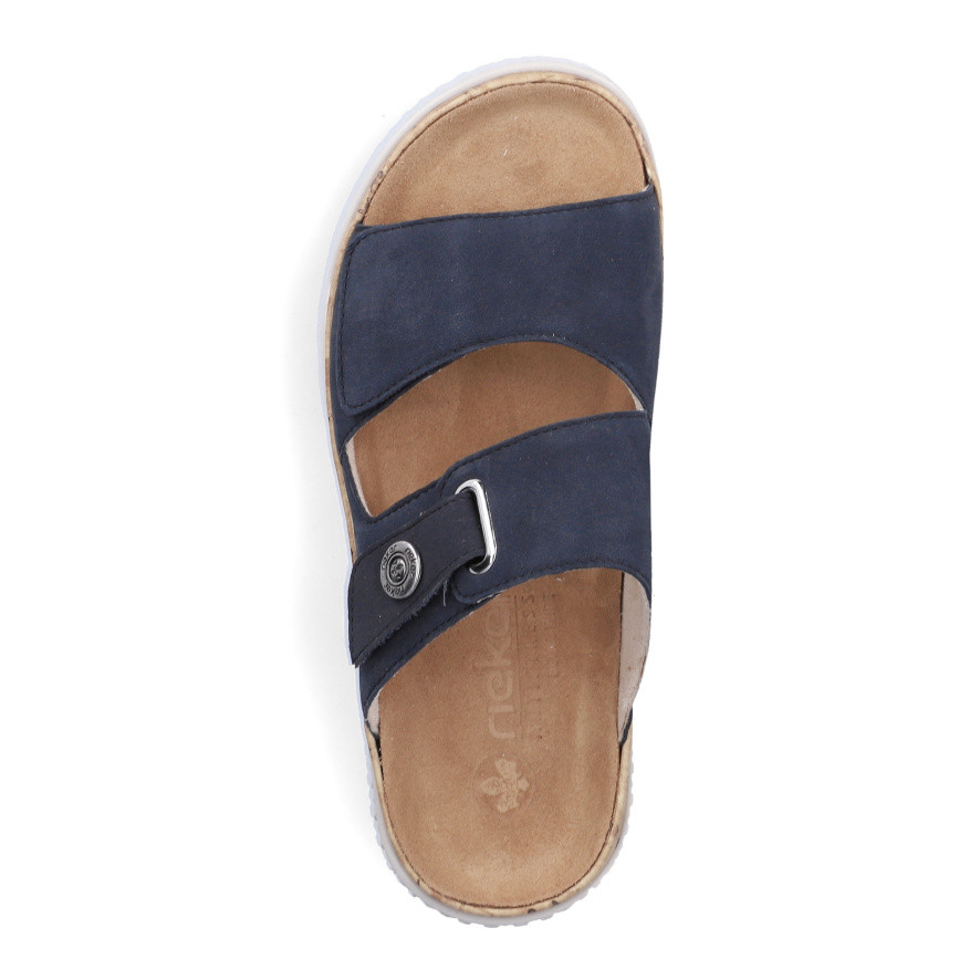 detail Dámské nazouváky RIEKER V0300-14 modrá S6