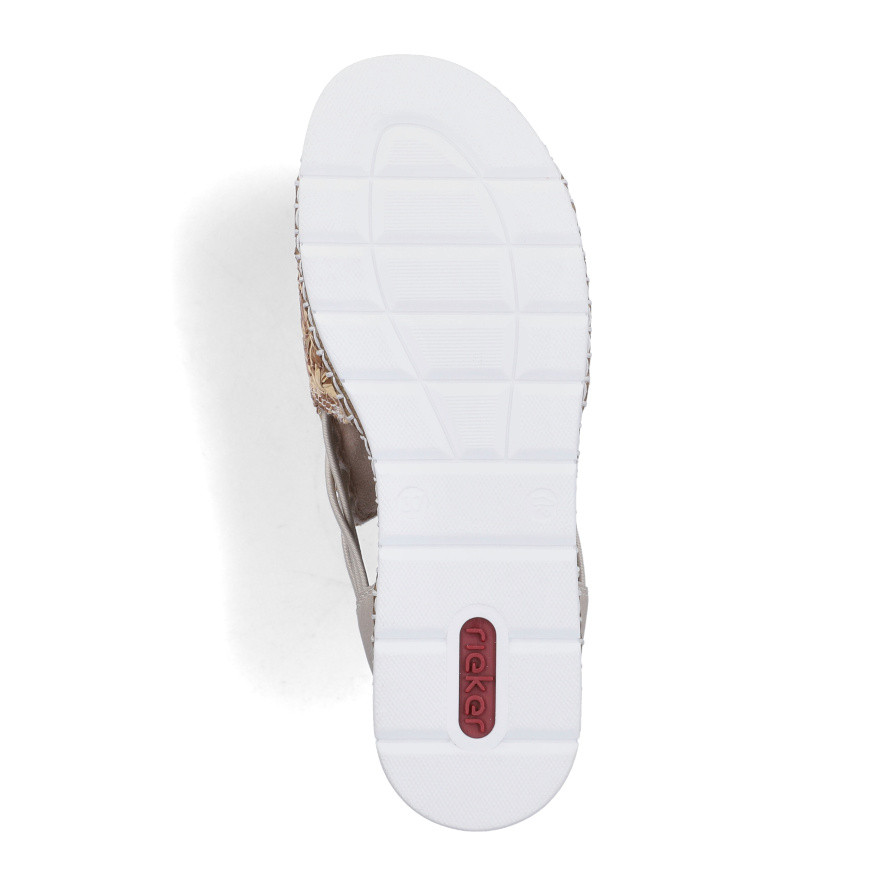 detail Dámské sandály RIEKER V1268-64 béžová S6