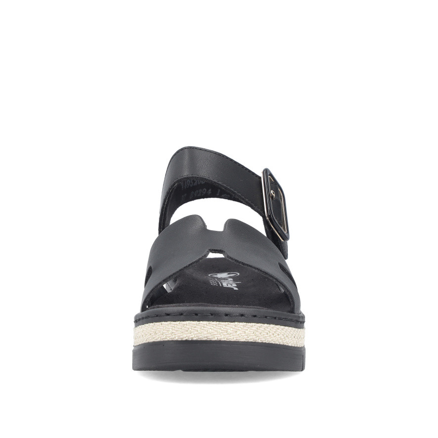 detail Dámské sandály RIEKER V4952-00 černá S6
