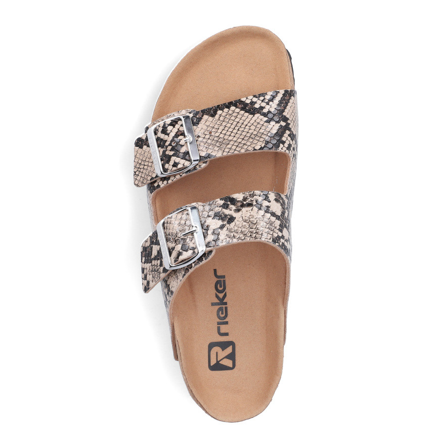 detail Dámské nazouváky RIEKER V6391-20 béžová S6