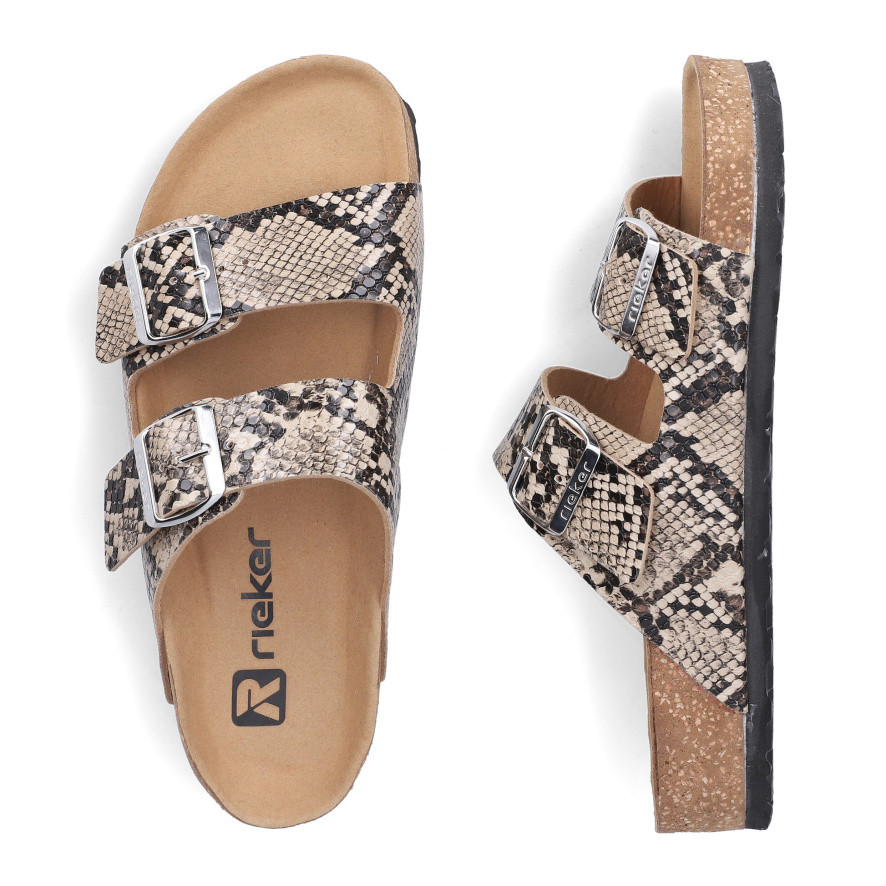 detail Dámské nazouváky RIEKER V6391-20 béžová S6