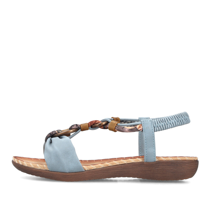 detail Dámské sandály RIEKER V7568-14 modrá S6