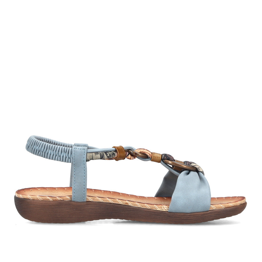 detail Dámské sandály RIEKER V7568-14 modrá S6