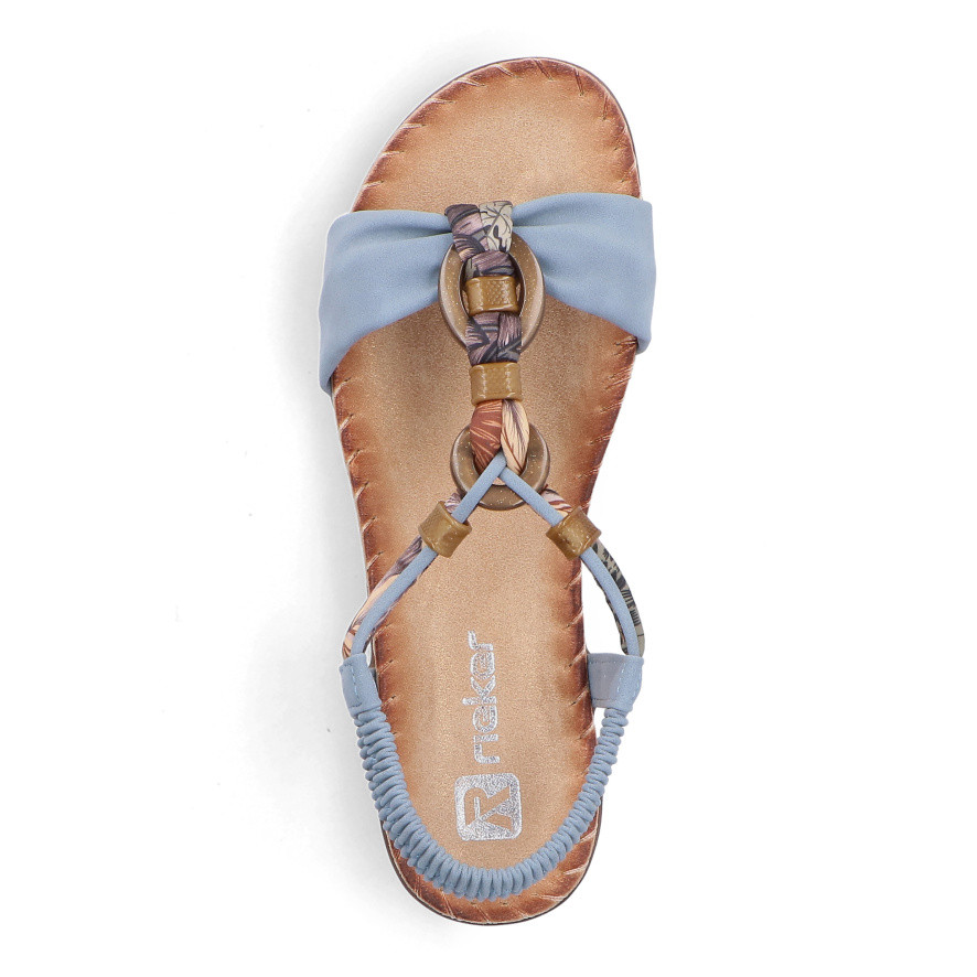 detail Dámské sandály RIEKER V7568-14 modrá S6