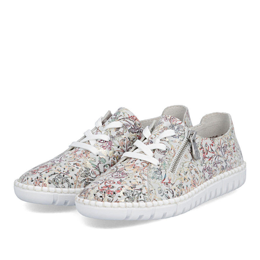 detail Dámské polobotky RIEKER M2306-92 šedá S6