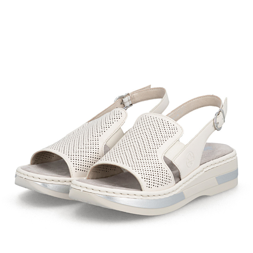 detail Dámské sandály RIEKER V5951-60 béžová S6