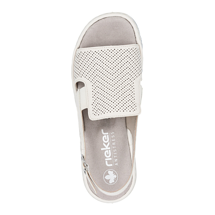 detail Dámské sandály RIEKER V5951-60 béžová S6