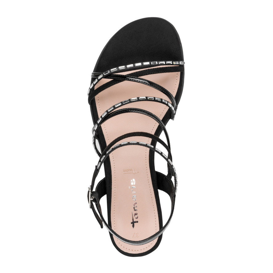 detail Dámské sandály TAMARIS 28103-42-043 černá S6