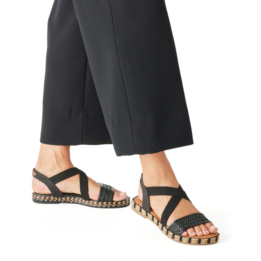 detail Dámské sandály TAMARIS 28110-44-0A1 černá S6