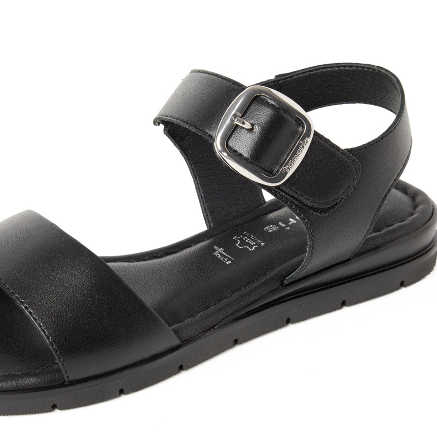 detail Dámské sandály TAMARIS 1-28133-44   BLACK LEATHER 003   F/S6