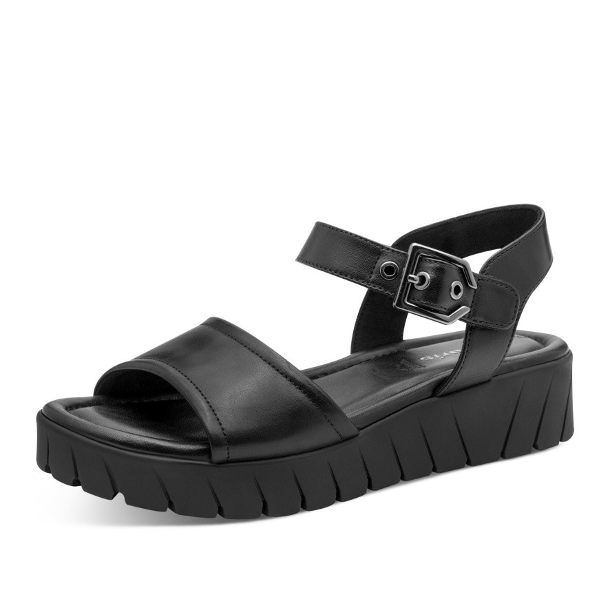 detail Dámské sandály TAMARIS 28216-46-003 černá S6