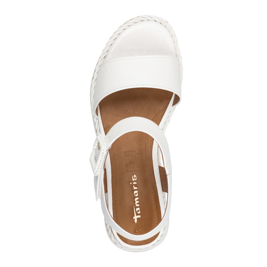 detail Dámské sandály TAMARIS 28247-46-100 bílá S6