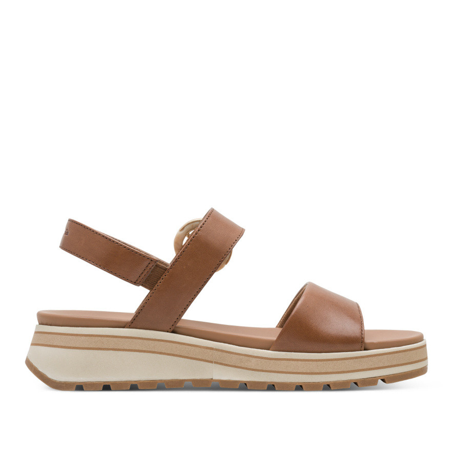 detail Dámské sandály TAMARIS 1-28254-46   COGNAC LEATHER 348   F/S6