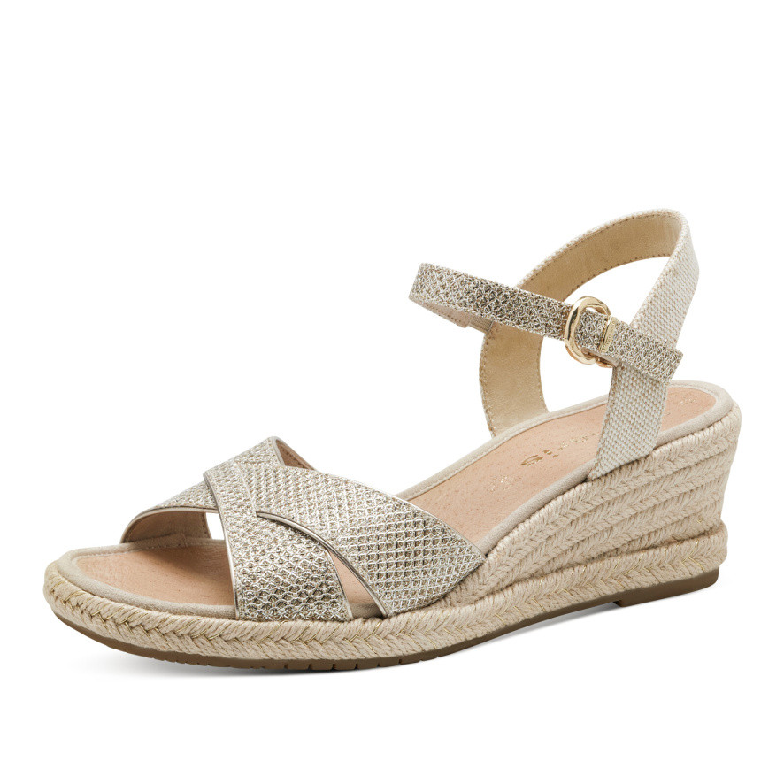 detail Dámské sandály TAMARIS 28367-42-967 zlatá S6