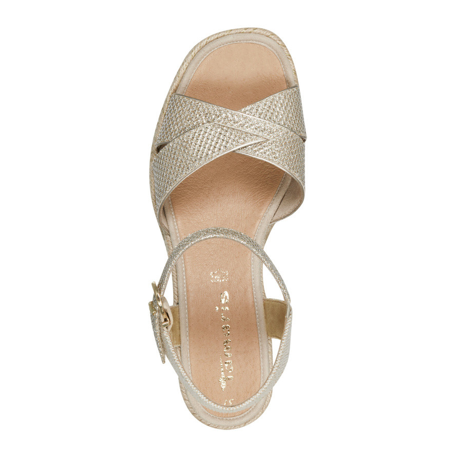 detail Dámské sandály TAMARIS 28367-42-967 zlatá S6