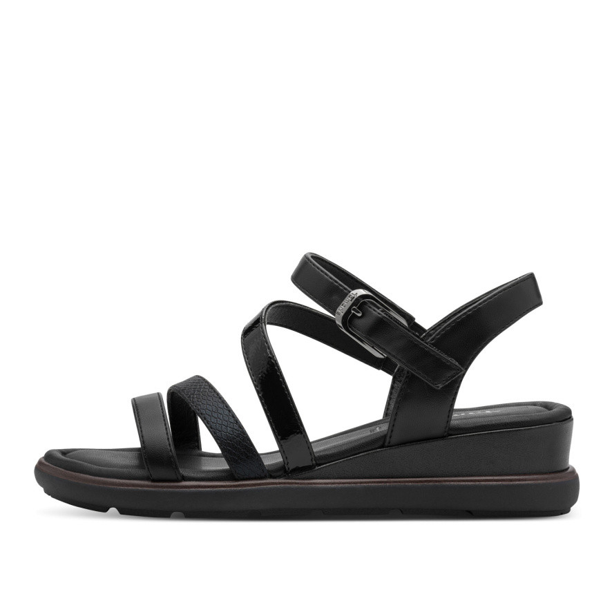 detail Dámské sandály TAMARIS 28713-46-001 černá S6