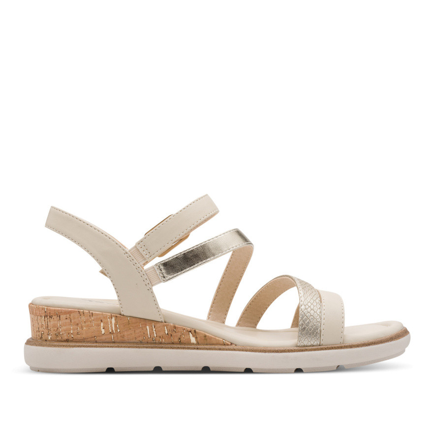 detail Dámské sandály TAMARIS 28713-46-418 béžová S6