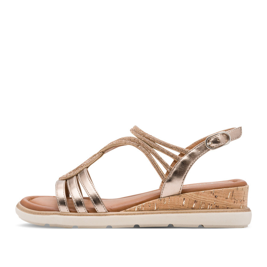 detail Dámské sandály TAMARIS 28714-46-900 zlatá S6