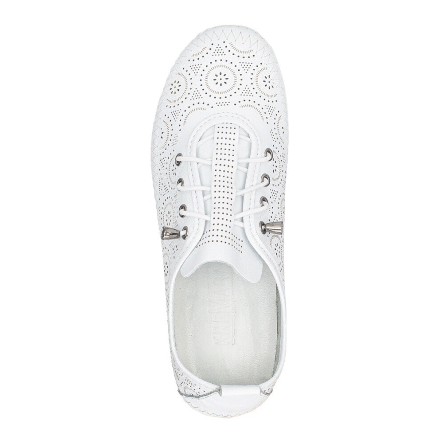 detail Dámské polobotky IBERIUS 032-654-5 bílá S6