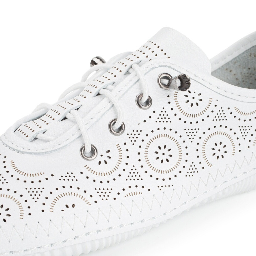 detail Dámské polobotky IBERIUS 032-654-5 bílá S6