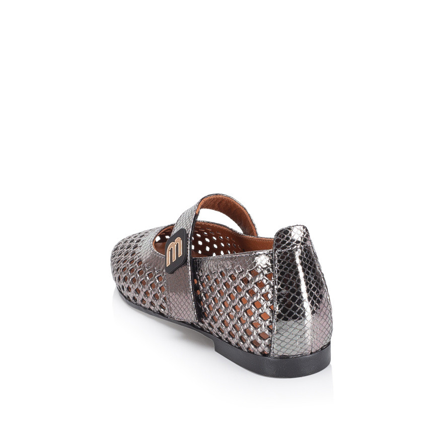 detail Dámské baleríny IBERIUS 0820-56-2838 17 šedá S6