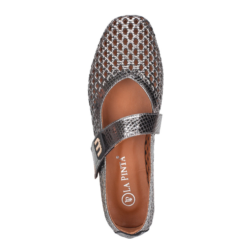 detail Dámské baleríny IBERIUS 0820-56-2838 17 šedá S6