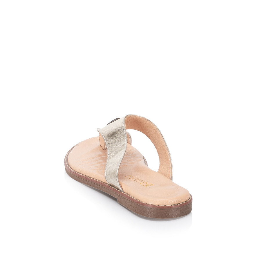 detail Dámské nazouváky IBERIUS G693-101-1 04-1 zlatá S6