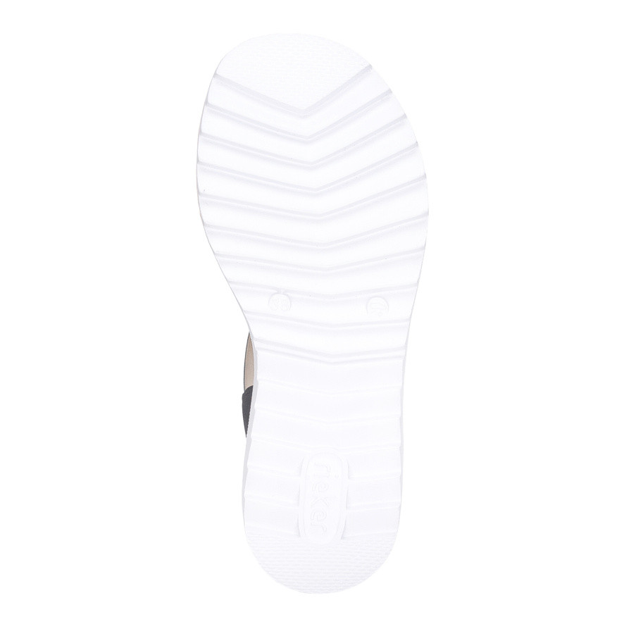 detail Dámské sandály RIEKER V44G8-14 modrá S6