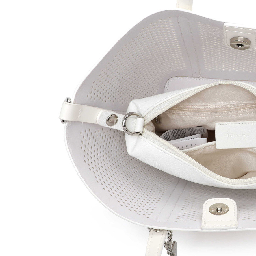 detail Dámská kabelka TAMARIS 34240-300 bílá S6