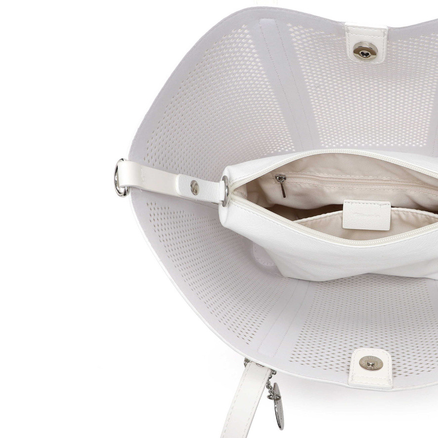 detail Dámská kabelka TAMARIS 34241-300 bílá S6