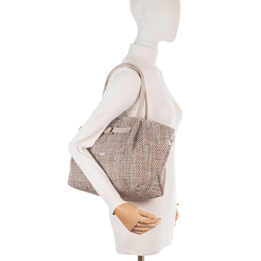 detail Dámská kabelka RIEKER C2602-144/2-203/111 hnědá S6