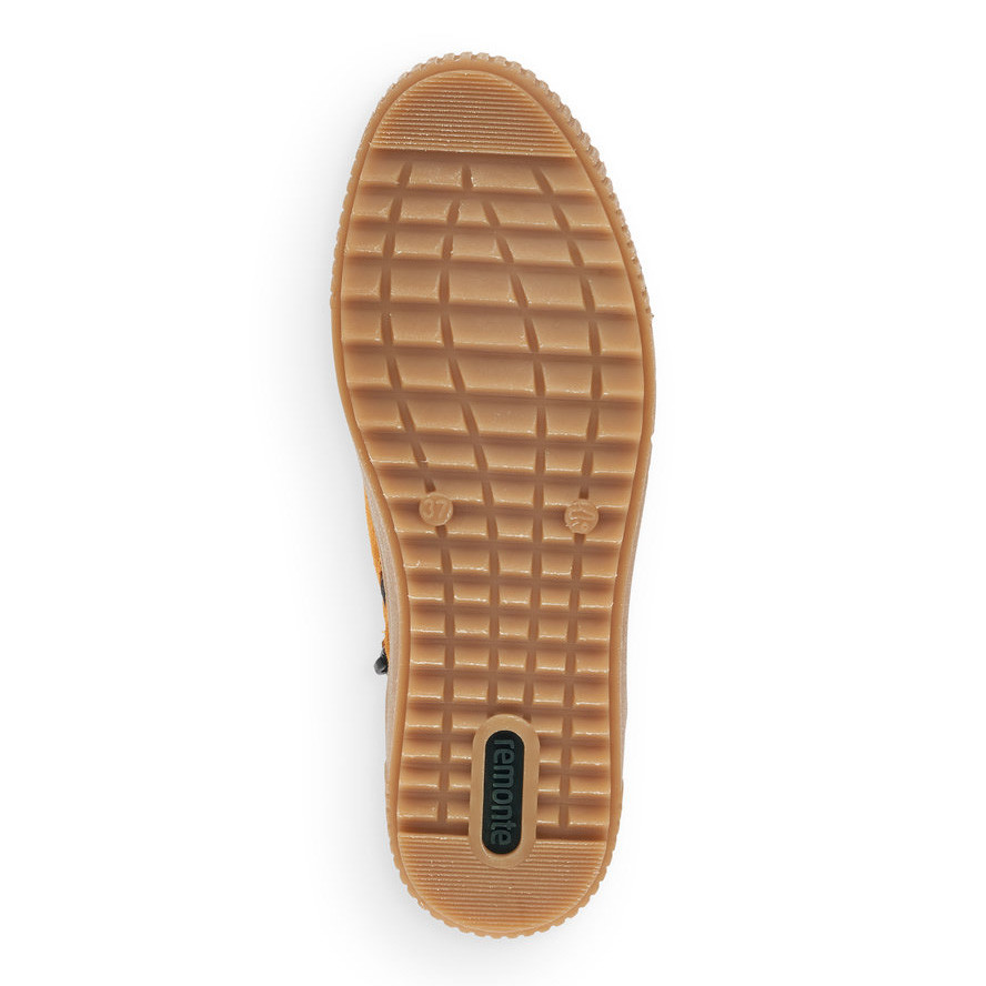 detail Dámská kotníková obuv REMONTE R7992-68 žlutá W0