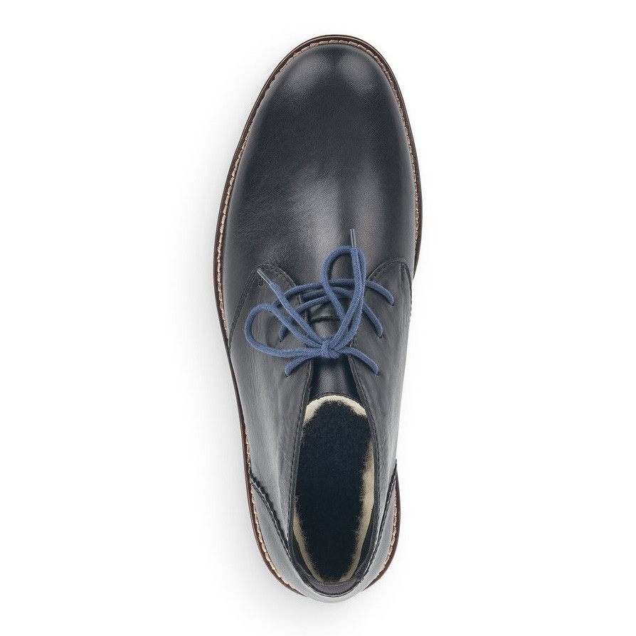 detail Pánská kotníková obuv RIEKER 35330-00 černá W1