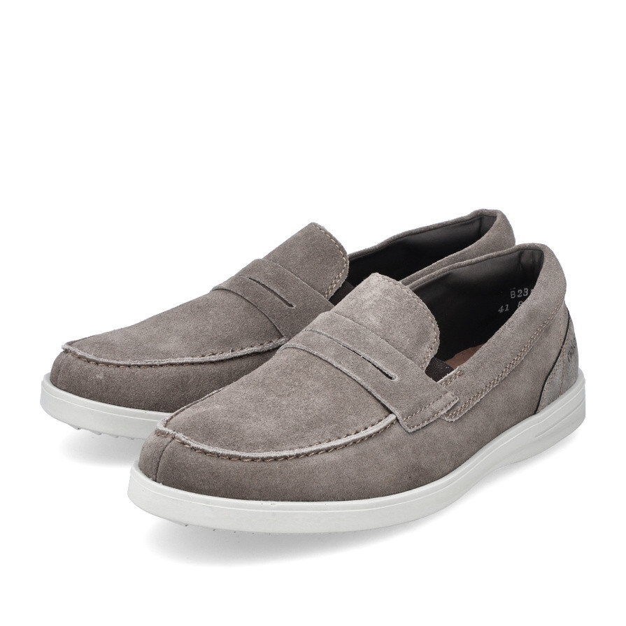 detail Pánské mokasíny RIEKER B2350-25 béžová S4