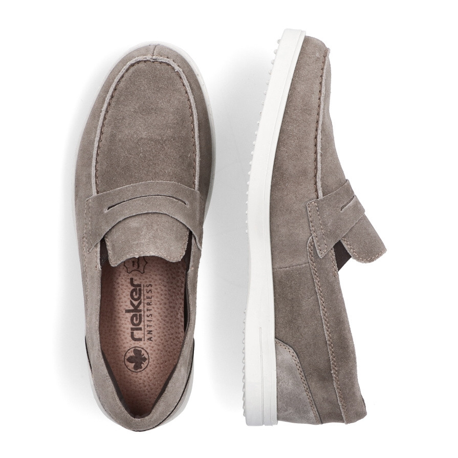 detail Pánské mokasíny RIEKER B2350-25 béžová S4