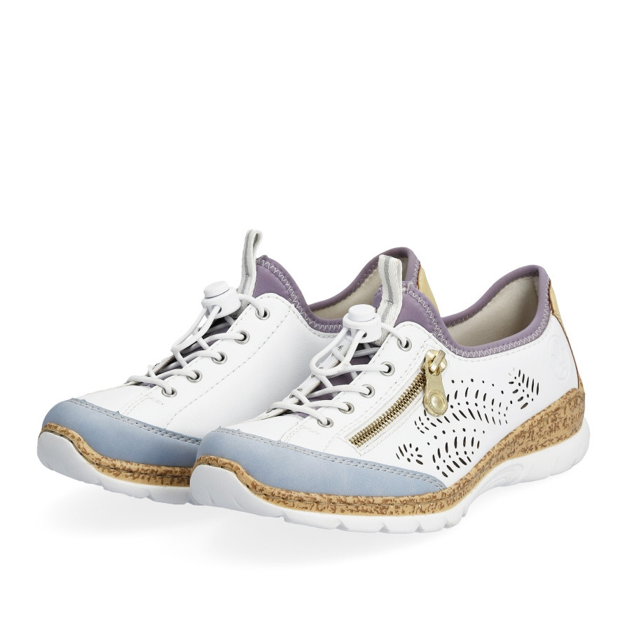 detail Dámské tenisky RIEKER N42K6-80 bílá S4