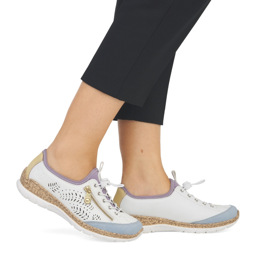 detail Dámské tenisky RIEKER N42K6-80 bílá S4